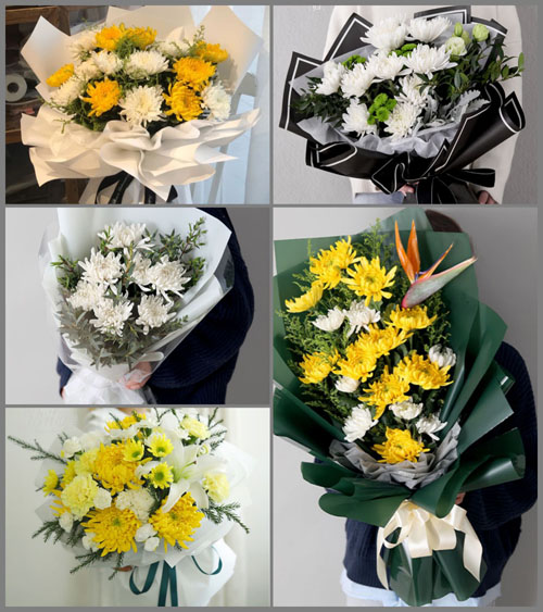 四川成都邛崃市回龙镇大塘村白事花束代送
